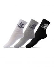 PACK 3 PARES CALCETINES JHAYBER BLANCO GRIS NEGRO