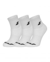 PACK 3 PARES CALCETINES BABOLAT QUARTER BLANCO