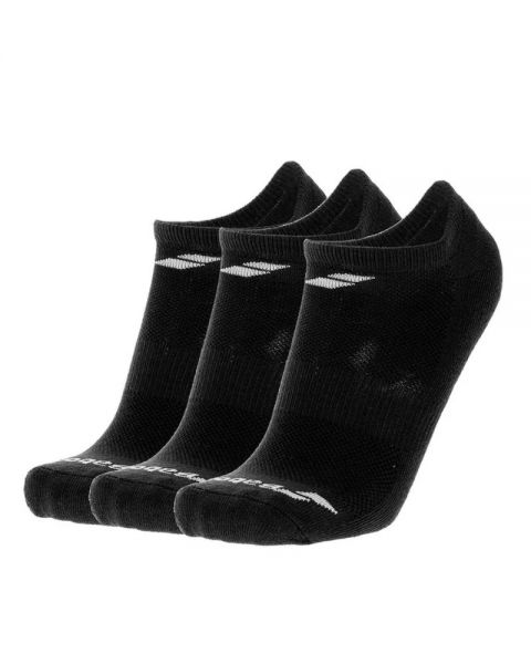 TEXTIL Pack 3 Pares Calcetines Babolat Invisible Negro