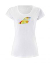 CAMISETA BABOLAT EXERCISE BIG FLAG BLANCO MUJER