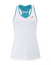 CAMISETA BABOLAT PLAY TANK BLANCO AZUL MUJER