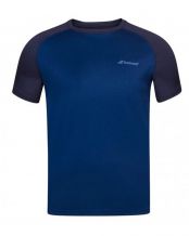 CAMISETA BABOLAT PLAY CREW MARINO NIO