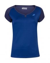 CAMISETA BABOLAT PLAY CAP AZUL MARINO NIA