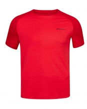 CAMISETA BABOLAT PLAY CREW ROJO NIO