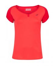 CAMISETA BABOLAT PLAY CAP ROJO NIA