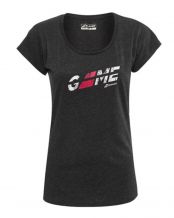 CAMISETA BABOLAT EXERCISE FLAG MESSAGE NEGRO MUJER