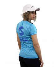 CAMISETA SOFTEE PADEL ZERO CELESTE MUJER