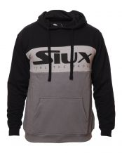 SUDADERA SIUX STYLE NEGRO GRIS