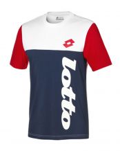 T-SHIRT LOTTO ATHLETICA BLU ROSSO