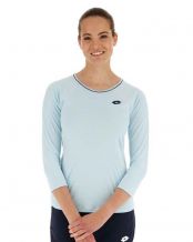 CAMISETA LOTTO SQUADRA LS PL AZUL MUJER