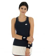 CAMISETA LOTTO SQUADRA PL AZUL NAVY MUJER