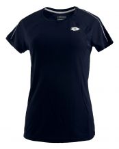 CAMISETA LOTTO SQUADRA PL AZUL NAVY MUJER