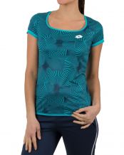 CAMISETA LOTTO TECH AZUL MUJER