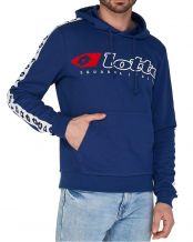 SUDADERA LOTTO ATHLETICA DUE HD PL AZUL