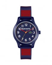 RELOJ LACOSTE 12 12 32MM TR90 AZUL MARINO ROJO JUNIOR