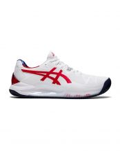 ASICS GEL RESOLUTION 8 CLAY LE BLANCO ROJO 1041A293 110