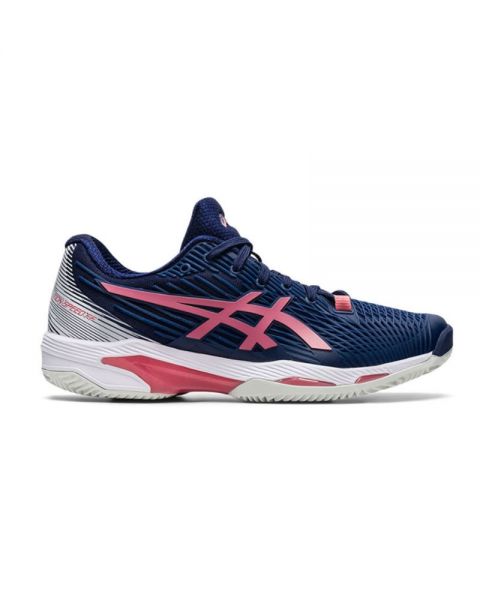 Asics Solution Speed Ff 2 Clay Azul Rosa Mujer 1042a134 402