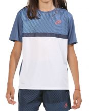 CAMISETA BULLPADEL CHERO AZUL BLANCO JUNIOR