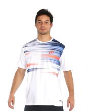 CAMISETA BULLPADEL MILAN BLANCO