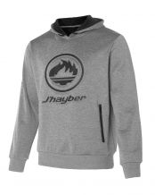 SUDADERA JHAYBER TOUCH GRIS NEGRO