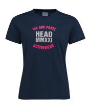 CAMISETA HEAD SKIP AZUL NAVY MUJER