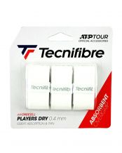 PACK 3 OVERGRIP TECNIFIBRE PLAYERS DRY BLANCO