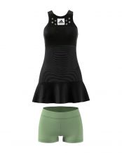 VESTIDO ADIDAS VERDE NEGRO MUJER