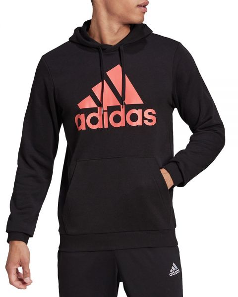 sala dolor de estómago Autorización Sudadera ADIDAS Essentials Negro Rojo - Mayor protección y ligereza