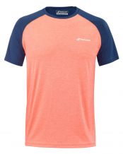 CAMISETA BABOLAT PLAY CREW NECK CORAL AZUL