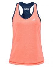 CANOTTA BABOLAT PLAY ARANCIONE BLU DONNA