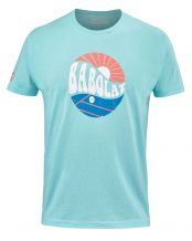 T SHIRT BABOLAT EXERCISE VINTAGE BLU