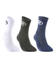 PACK 3 PARES CALCETINES BULLPADEL BP-2209 MULTICOLOR