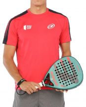 CAMISETA BULLPADEL WPT ROBINE ROJO FLUOR