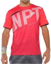 CAMISETA BULLPADEL WPT RITER ROJO FLUOR