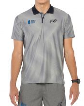 POLO BULLPADEL WORLD PADEL TOUR REPRO GRIS MEDIO VIGORE