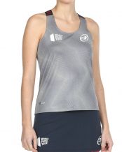 CAMISETA BULLPADEL WPT REVENGA GRIS AZUL MUJER