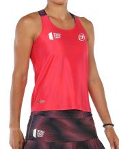 CAMISETA BULLPADEL WPT REVENGA ROJO FLUOR MUJER