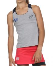 CAMISETA BULLPADEL WPT RAVOLTA GRIS VIGORE MUJER