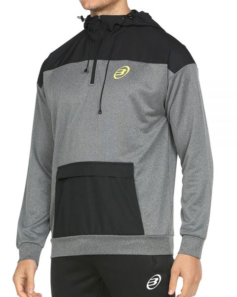 ROPA DE PADEL HOMBRE Sudadera Bullpadel Kedayan Negro Vigore