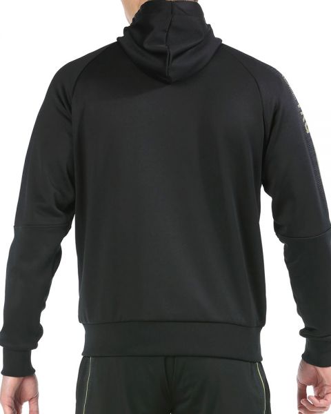 ROPA PADEL HOMBRE SUDADERA BULLPADEL TESANA NEGRO