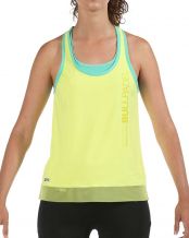 CAMISETA BULLPADEL EUSEBE AMARILLO FLUOR MUJER