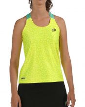 CAMISETA BULLPADEL BLIES AMARILLO FLUOR MUJER