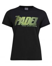 CAMISETA HEAD SPW NEGRO MUJER