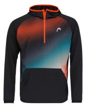 SUDADERA HEAD TOPSPIN NEGRO PRINT