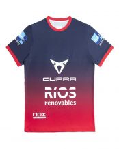 CAMISETA NOX AGUSTIN TAPIA SPONSORS TEAM AZUL ROJO