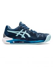 ASICS GEL RESOLUTION 8 CLAY AZUL GRIS MUJER 1042A070406