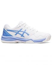 ASICS GEL DEDICATE 7 CLAY BLANCO AZUL MUJER 1042A168 102