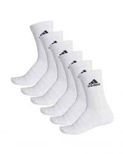 6 PAIA CALZINI ADIDAS CUSH BIANCO