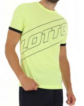 CAMISETA LOTTO LOGO VII AMARILLO FLUOR