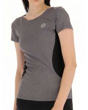 CAMISETA LOTTO RUN FIT MEL GRIS MUJER